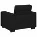 Set de canapele cu perne, 3 piese, negru, textil - WALTI WALTI