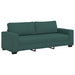 Set de canapele cu perne, 3 piese, verde închis, textil - WALTI WALTI