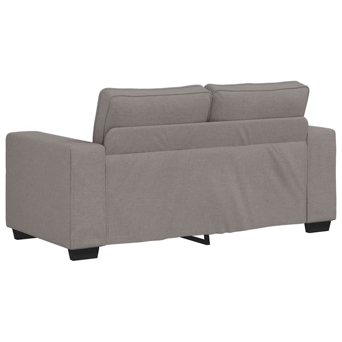 Set de canapea cu perne, 3 piese, gri taupe, material textil - WALTI WALTI