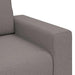 Set de canapea cu perne, 3 piese, gri taupe, material textil - WALTI WALTI