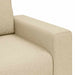 Set de canapele cu perne, 3 piese, crem, textil - WALTI WALTI