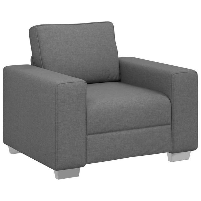Set canapea, 3 piese, perne gri închis, textil - WALTI WALTI