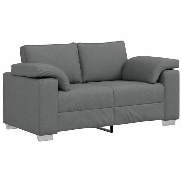 Set canapea, 3 piese, perne gri închis, textil - WALTI WALTI