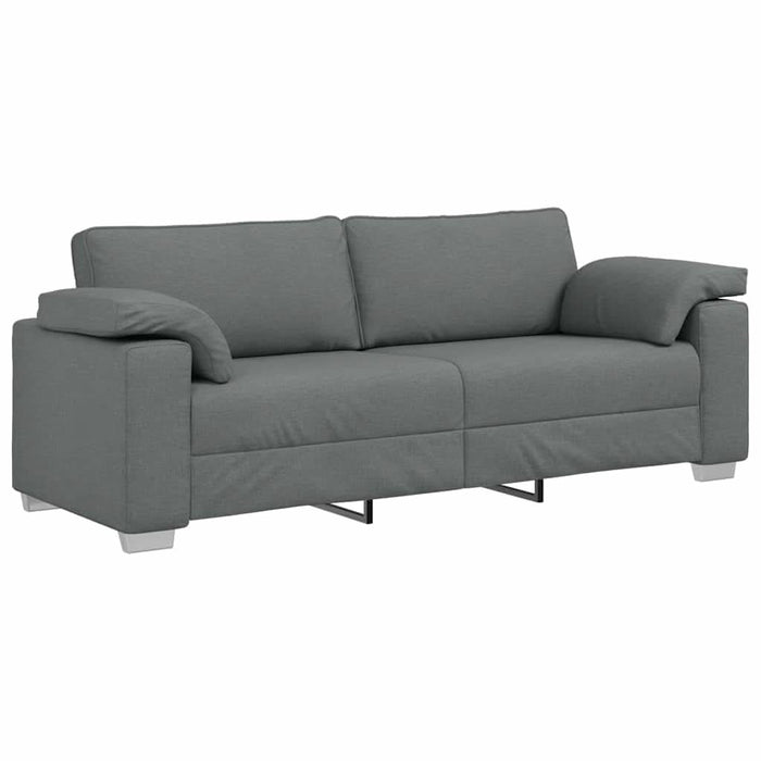 Set canapea, 3 piese, perne gri închis, textil - WALTI WALTI
