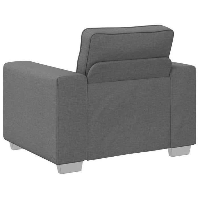 Set canapea, 3 piese, perne gri închis, textil - WALTI WALTI