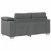Set canapea, 3 piese, perne gri închis, textil - WALTI WALTI
