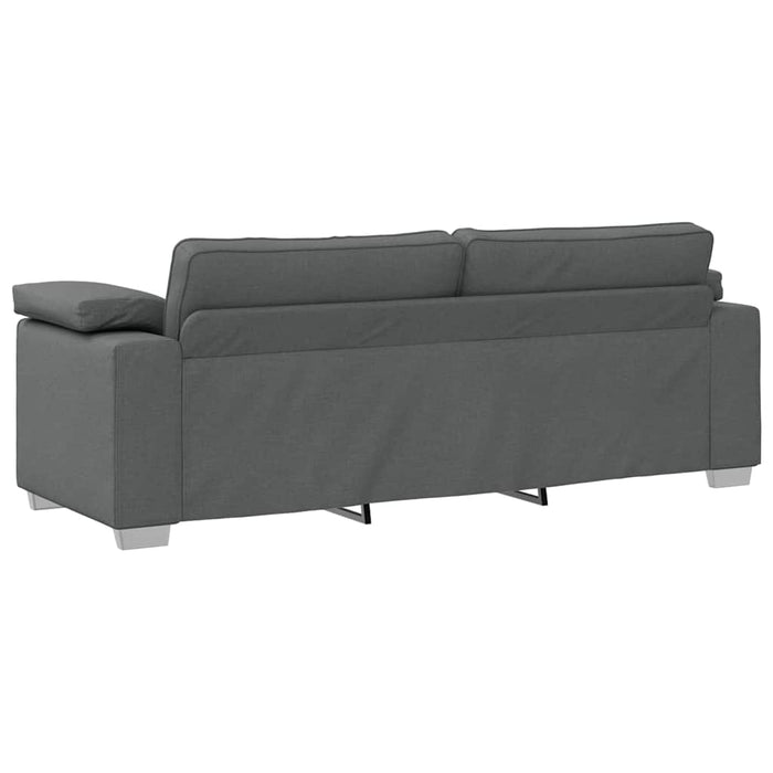 Set canapea, 3 piese, perne gri închis, textil - WALTI WALTI