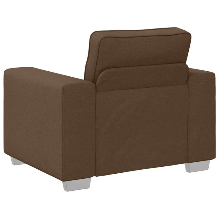 Set de canapea cu pernă 3 pcs Maro 219 x 77 x 82 cm țesătură - WALTI WALTI