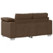 Set de canapea cu pernă 3 pcs Maro 219 x 77 x 82 cm țesătură - WALTI WALTI