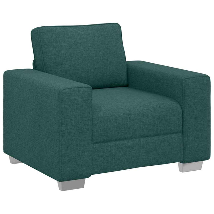Set de canapea 3 pcs Verde închis 219 x 77 x 82 cm țesătură - WALTI WALTI