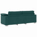 Set de canapea 3 pcs Verde închis 219 x 77 x 82 cm țesătură - WALTI WALTI