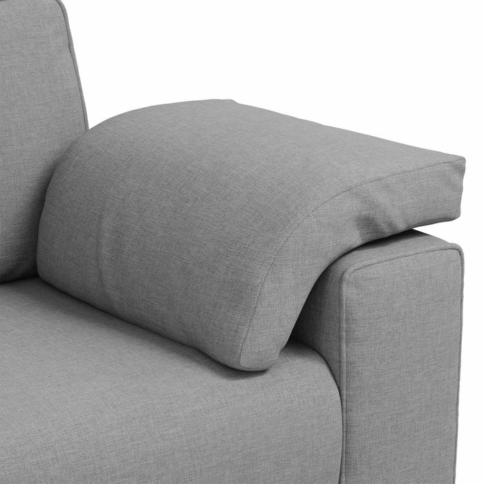 Canapea 3 buc. Gri nori Material textil din in WALTI