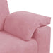 Set de canapele cu perne, 3 piese, roz, catifea - WALTI WALTI