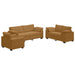 Set de canapele cu perne, 3 piese, maro, catifea - WALTI WALTI