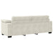 Set de canapele cu perne, 3 piese, crem, catifea - WALTI WALTI