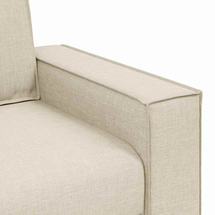 Canapea 2 buc. Bej Material textil din in WALTI
