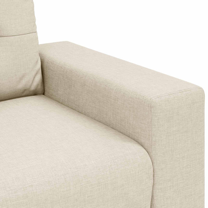 Canapea 2 buc. Bej Material textil din in WALTI