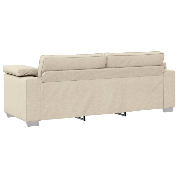 Canapea 2 pcs Bej 219 x 80 x 82 cm Material textil din in WALTI