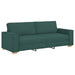 Set de canapele cu perne, 2 piese, verde închis, textil - WALTI WALTI