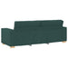 Set de canapele cu perne, 2 piese, verde închis, textil - WALTI WALTI