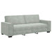 Set de canapele cu perne, 2 piese, gri deschis, catifea - WALTI WALTI