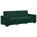 Set de canapele cu perne, 2 piese, verde închis, catifea - WALTI WALTI
