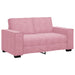 Set de canapele cu perne, 2 piese, roz, catifea - WALTI WALTI