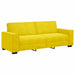 Set de canapele cu perne, 2 piese, galben, catifea - WALTI WALTI