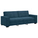 Set de canapele cu perne, 2 piese, albastru, catifea - WALTI WALTI