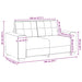Set canapele 2 piese cu perne gri deschis, material textil - WALTI WALTI