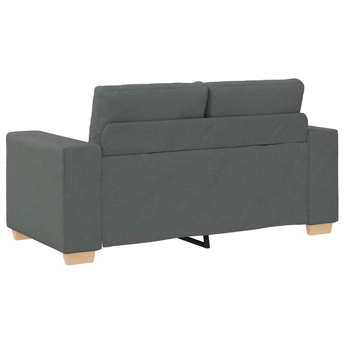 Set canapele 2 piese cu perne gri închis, material textil - WALTI WALTI