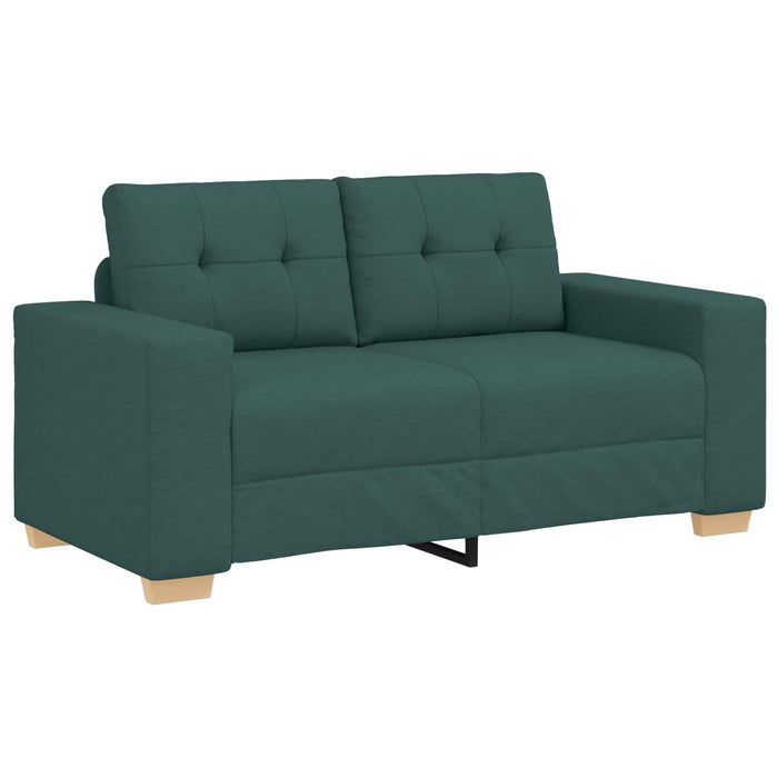 Canapea 2 pcs Verde 221 x 80 x 80 cm Material textil din in WALTI