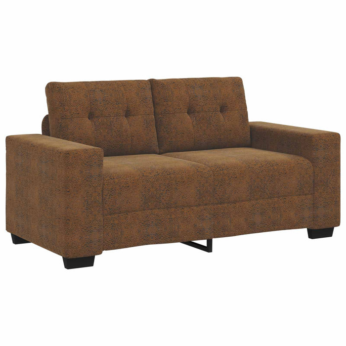 Canapea 2 pcs Maro 221 x 80 x 80 cm țesătură WALTI