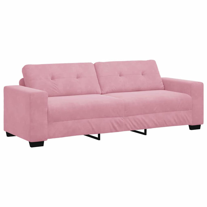 Canapea 2 pcs Roz 221 x 80 x 80 cm Catifea WALTI