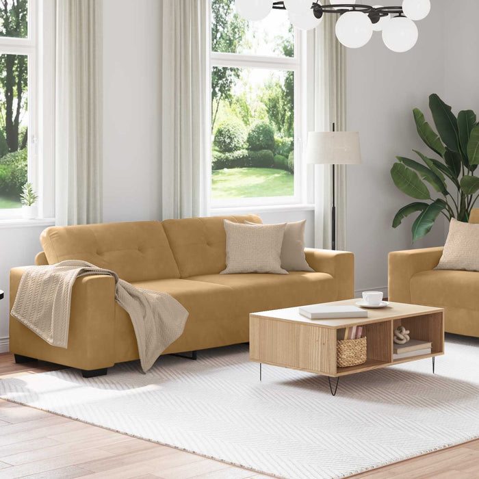 Canapea 2 pcs Maro 221 x 80 x 80 cm Catifea WALTI