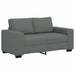 Set de canapele cu perne, 2 piese, gri închis, textil - WALTI WALTI