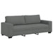 Set de canapele cu perne, 2 piese, gri închis, textil - WALTI WALTI