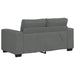 Set de canapele cu perne, 2 piese, gri închis, textil - WALTI WALTI
