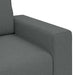 Set de canapele cu perne, 2 piese, gri închis, textil - WALTI WALTI