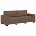 Set de canapele cu perne, 2 piese, maro, textil - WALTI WALTI