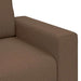 Set de canapele cu perne, 2 piese, maro, textil - WALTI WALTI