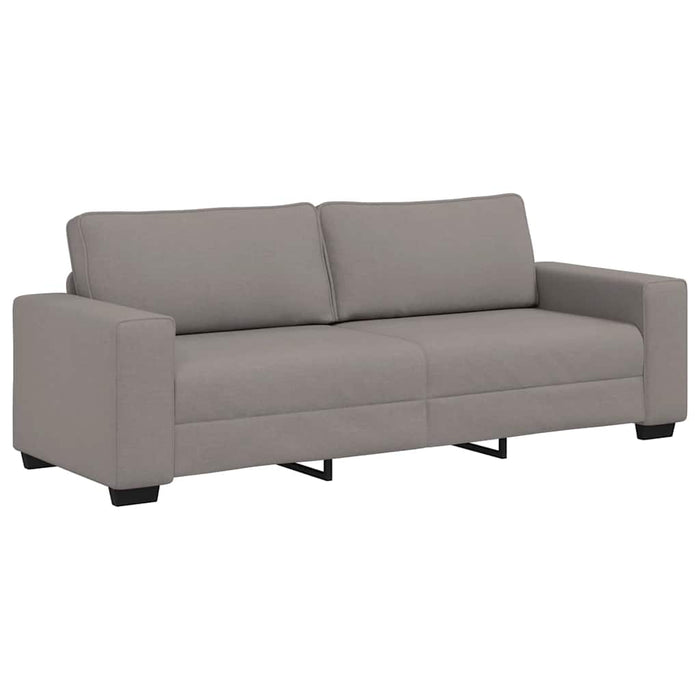 Set de canapea cu perne, 2 piese, gri taupe, material textil - WALTI WALTI