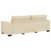 Set de canapele cu perne, 2 piese, crem, textil - WALTI WALTI