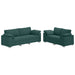 Set de canapea 2 pcs Verde închis 219 x 77 x 82 cm țesătură - WALTI WALTI