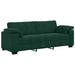 Set canapele 2 piese cu perne catifea verde închis - WALTI WALTI