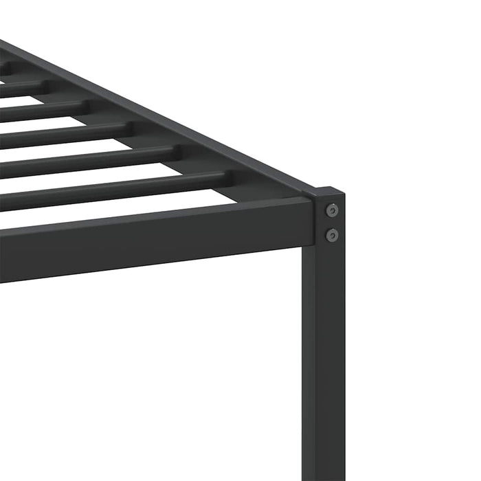Cadru pat fără saltea, stejar fumuriu 80x200 cm lemn prelucrat - WALTI WALTI
