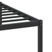 Cadru pat fără saltea, stejar fumuriu 100x190 cm lemn prelucrat - WALTI WALTI