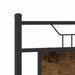 Cadru pat fără saltea, stejar fumuriu 137x190 cm lemn prelucrat - WALTI WALTI