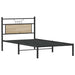 Cadru pat fără saltea, stejar sonoma 100x190 cm lemn prelucrat - WALTI WALTI
