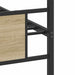 Cadru pat fără saltea, stejar sonoma 75x190 cm lemn prelucrat - WALTI WALTI